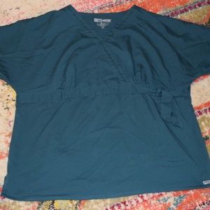 Grey's Anatomy Scrub Top Size 3XL XXXL Green Used